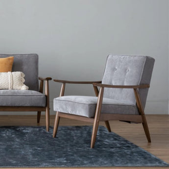 BAJA Velvet 1 Seater Sofa