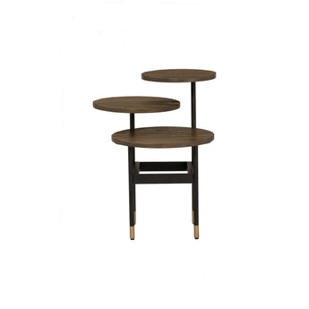 🟢 IN STOCK HAMILTON Malaysian Acacia Side Table Flower Stand - Cocoa Walnut