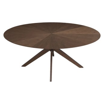Conan Walnut Oval Dining Table