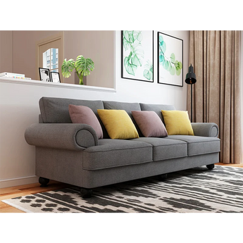 Cozy 3 Seater Sofa – Dark Grey