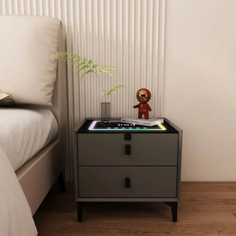 Grey Smart Side Table