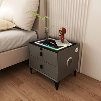 Grey Smart Side Table
