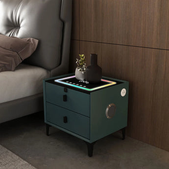 Emerald Smart Side Table with Bluetooth Speaker