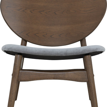 Malaysian Oak Solid Wood 1-Seater Single Lounge Chair Armchair