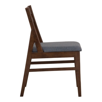 🟢 IN STOCK -Blane Solid Malaysian Oak Dining Chair – Cocoa Frame & Yale Fabric Seat (Easy Assembly, In Stock Australia)