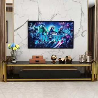 2M Throne Tempered Glass TV Stand