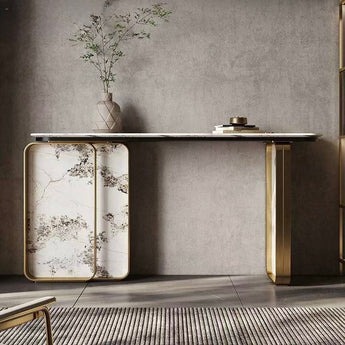 Signature Maradyne Marble Top Console Table