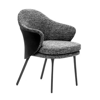 BERLIN Modern Luxury Linen Dining Chair