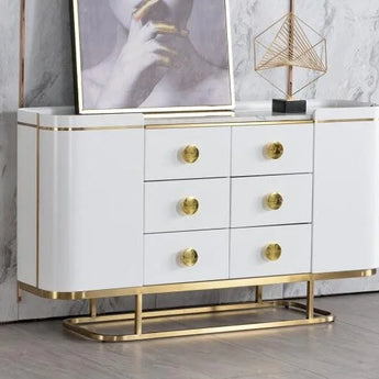 1.5M Precious Marble Top Sideboard