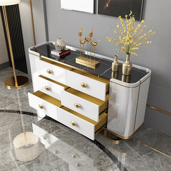 1.5M Precious Marble Top Sideboard