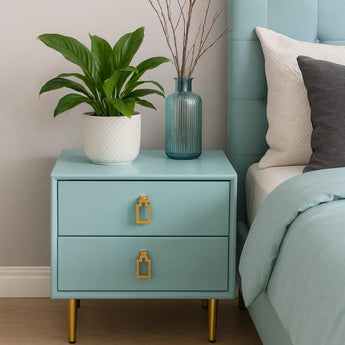 Leather Nightstand Side Table – Tosca