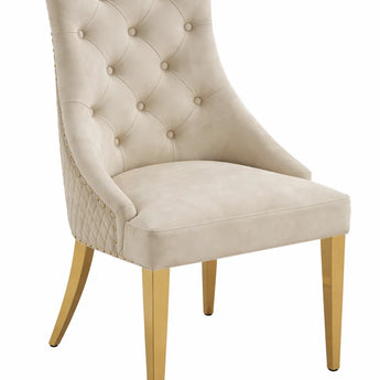 Customized Royal Tufted Dining Chair