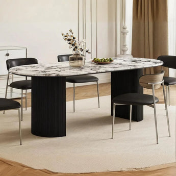 1.8M Anya Solid Marble Stone Dining Table