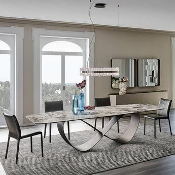 2M Forever Marble Top Italian Luxury Dining Table