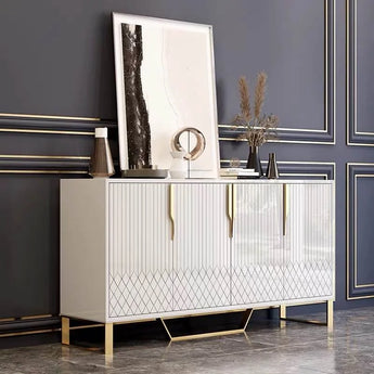 1.5M Throne Sideboard Cabinet - White