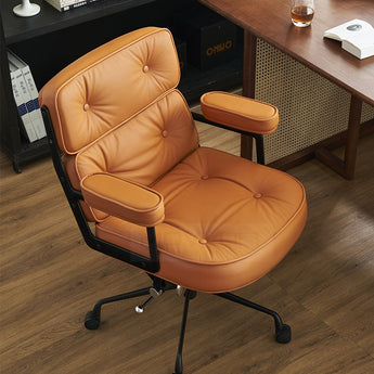 Journalist Modern Luxury Leather Upholstery Executive Office Working Chair