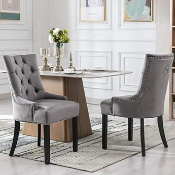 Royal Tufted Velvet Dining Chair