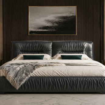 HONOR Gas Lift Bed King & Queen | Italian Leather Upholstered Bed Sydney