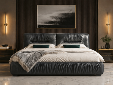 HONOR Gas Lift Bed King & Queen | Italian Leather Upholstered Bed Sydney