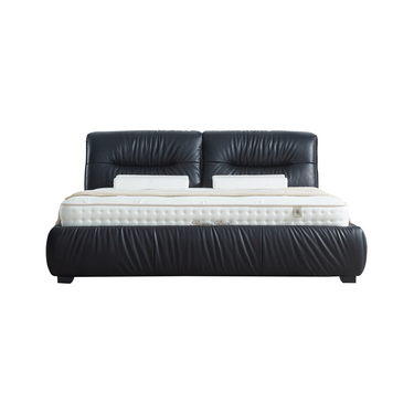 HONOR Luxury Italian Grade A Cowhide Genuine Leather Gas Lift Bed | King & Queen Bed Frame-6