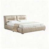 HONOR Luxury Italian Grade A Cowhide Genuine Leather Gas Lift Bed | King & Queen Bed Frame-9