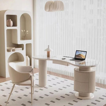 Malibu Marble Office Desk