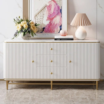 1.5M Killian Luxury Solid Wood Marble Top Sideboard