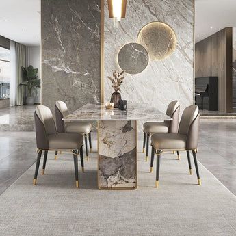 1.8M Coperni Solid Marble Dining Table – Grey