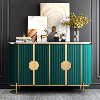 1.5M Verti Marble Top Sideboard - Emerald