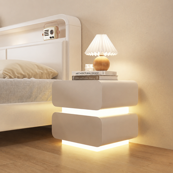 Heaven Smart White LED Side Table