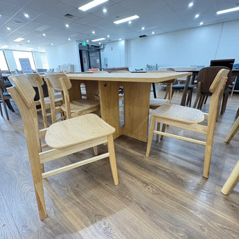 🟢 IN STOCK HOKKAIDO 8 Seater Dining Table with Chairs