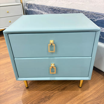 Leather Nightstand Side Table – Tosca