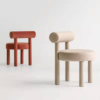 KIM Solid Wood Velvet Dining Chair