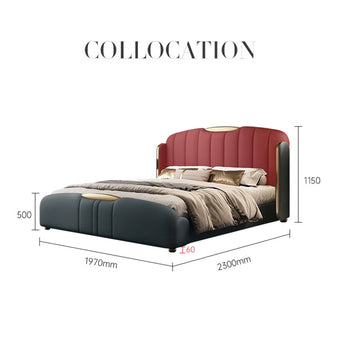 Emperor King Size 4 Piece Bedroom Suite Set Gas Lifting