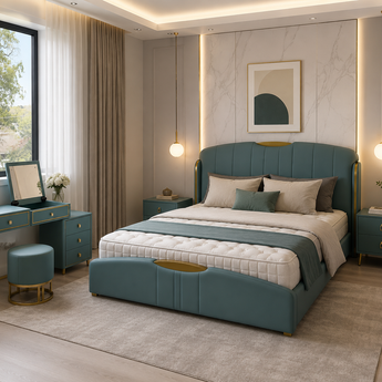 King Size Bed Frame Gas Lift | Luxury Bedroom Suite