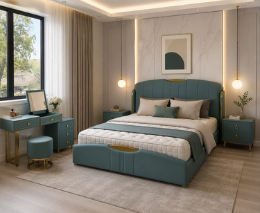 King Size Bed Frame Gas Lift | Luxury Bedroom Suite