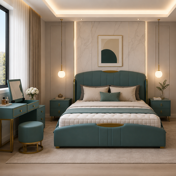 King Size Bed Frame Gas Lift | Luxury Bedroom Suite2