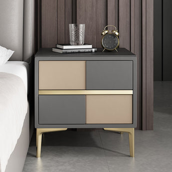 SEPHIA Leather Nightstand Side Table