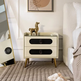 🟢 IN STOCK Mustang Leather Smart Side Table with Wireless Charger Top and Dual Bluetooth Speaker