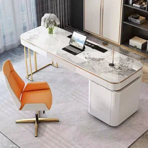 1.8M Madison Marble Office Desk