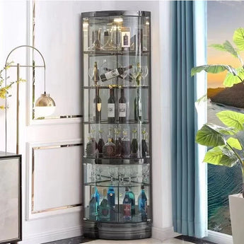 Eclipse Elegant Corner Display Cabinet
