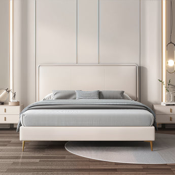 Robyn Modern Upholstered Leather Bedframe