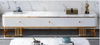 2M Lioness Solid Marble Stone TV Stand