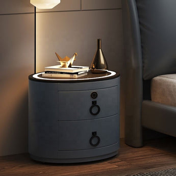 Space Grey Smart LED Side Table