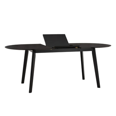 Werner Extendable Dining Table | Black Extendable Dining Table 6 Seater