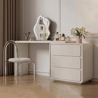 Lisa Modern Luxury 4 Piece Big Extendable High Gloss Paint Cabinet Dressing Table Vanity Set (Copy)