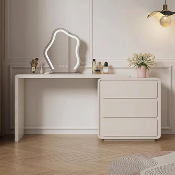 Lisa Modern Luxury 4 Piece Big Extendable High Gloss Paint Cabinet Dressing Table Vanity Set (Copy)