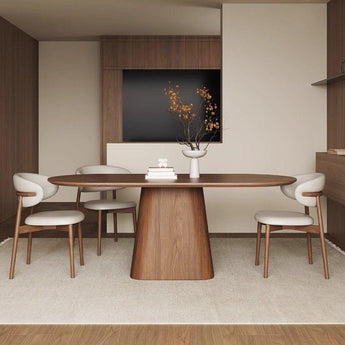 ANKA Malaysian Oak Solid Wood Modern Luxury Dining Table