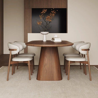 ANKA Malaysian Oak Solid Wood Modern Luxury Dining Table