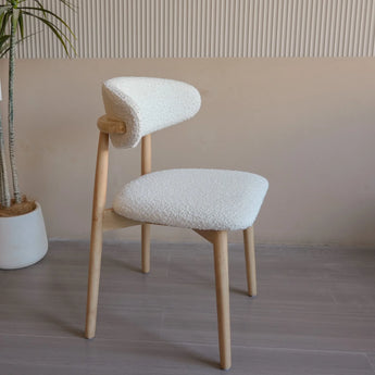 ANYA Teddy Dining Chair – Natural